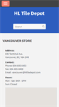 Mobile Screenshot of hltiledepot.com